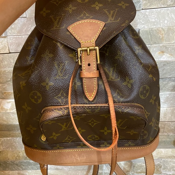 poshmark louis vuitton backpack